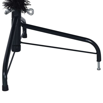 Albero di Natale artificiale con luci integrate Nero 240 cm PVC | homemem39