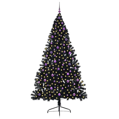 Albero di Natale artificiale con luci integrate 240 cm PVC