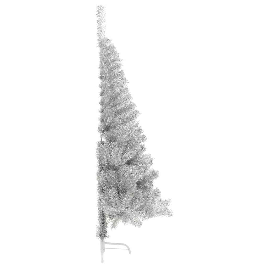 Albero di Natale artificiale con luci integrate Argento 120 cm | homemem39