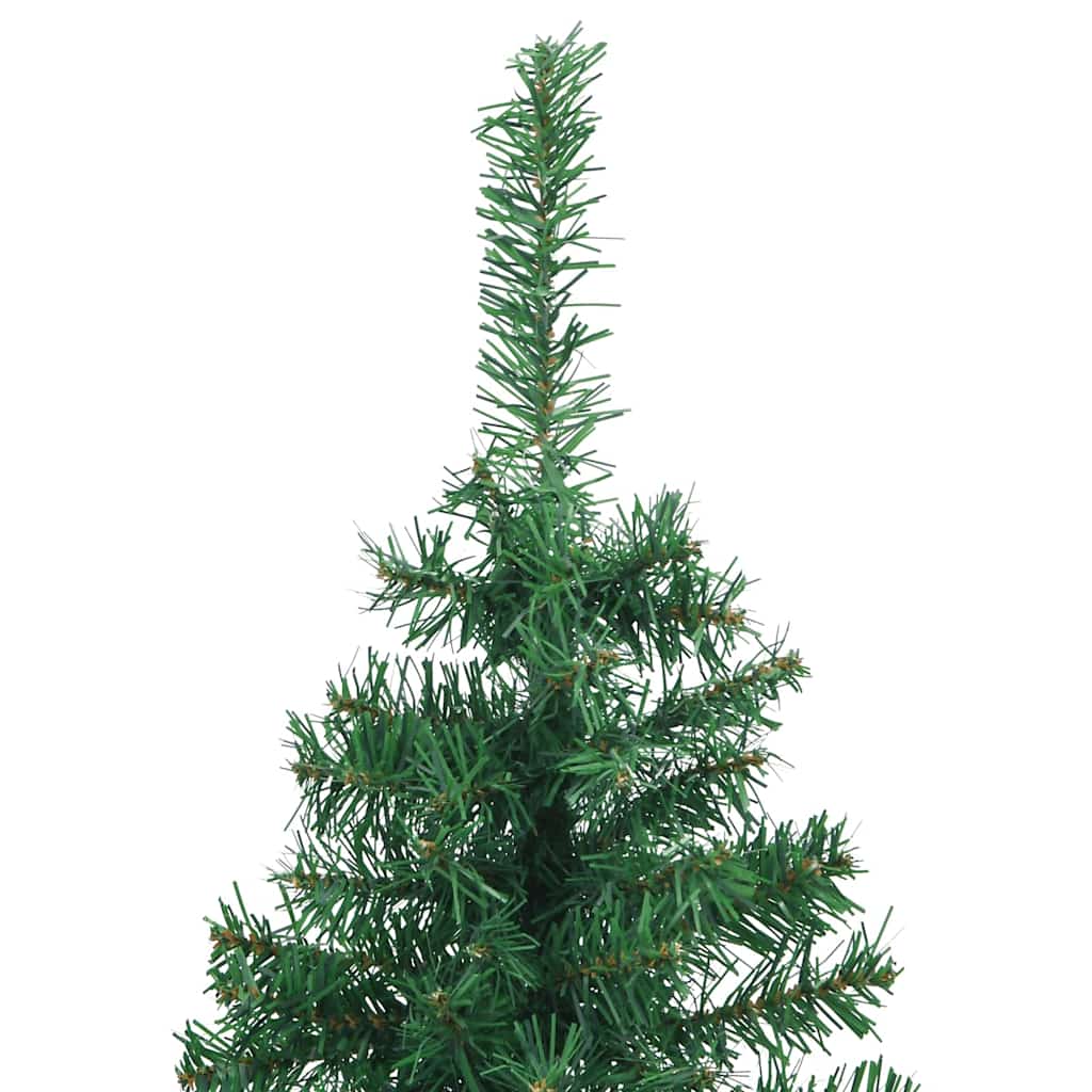 Albero di Natale Artificiale Angolare con 150 LED Verde 150 cm | homemem39