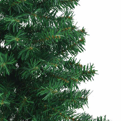 Albero di Natale Artificiale Angolare con 150 LED Verde 150 cm | homemem39