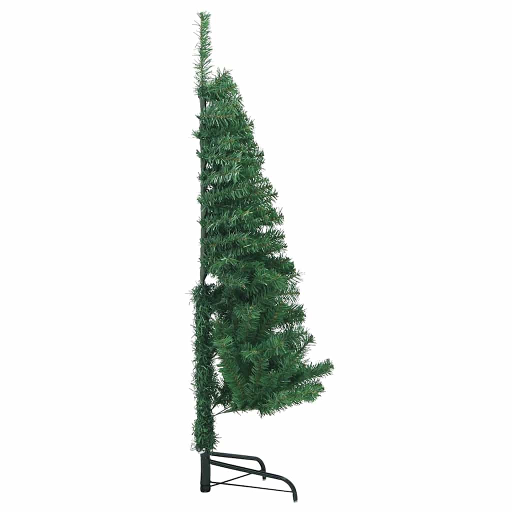 Albero di Natale Artificiale Angolare con 150 LED Verde 150 cm | homemem39