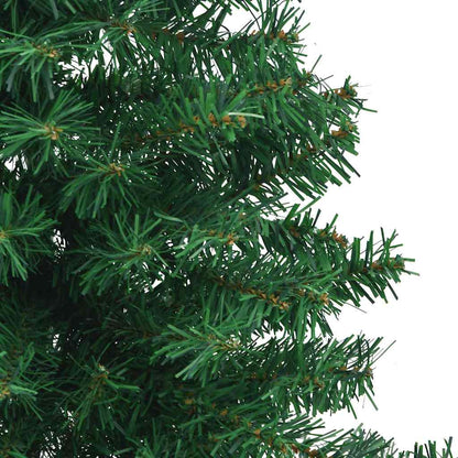 Albero di Natale Artificiale Angolare con 300 LED Verde 180 cm | homemem39