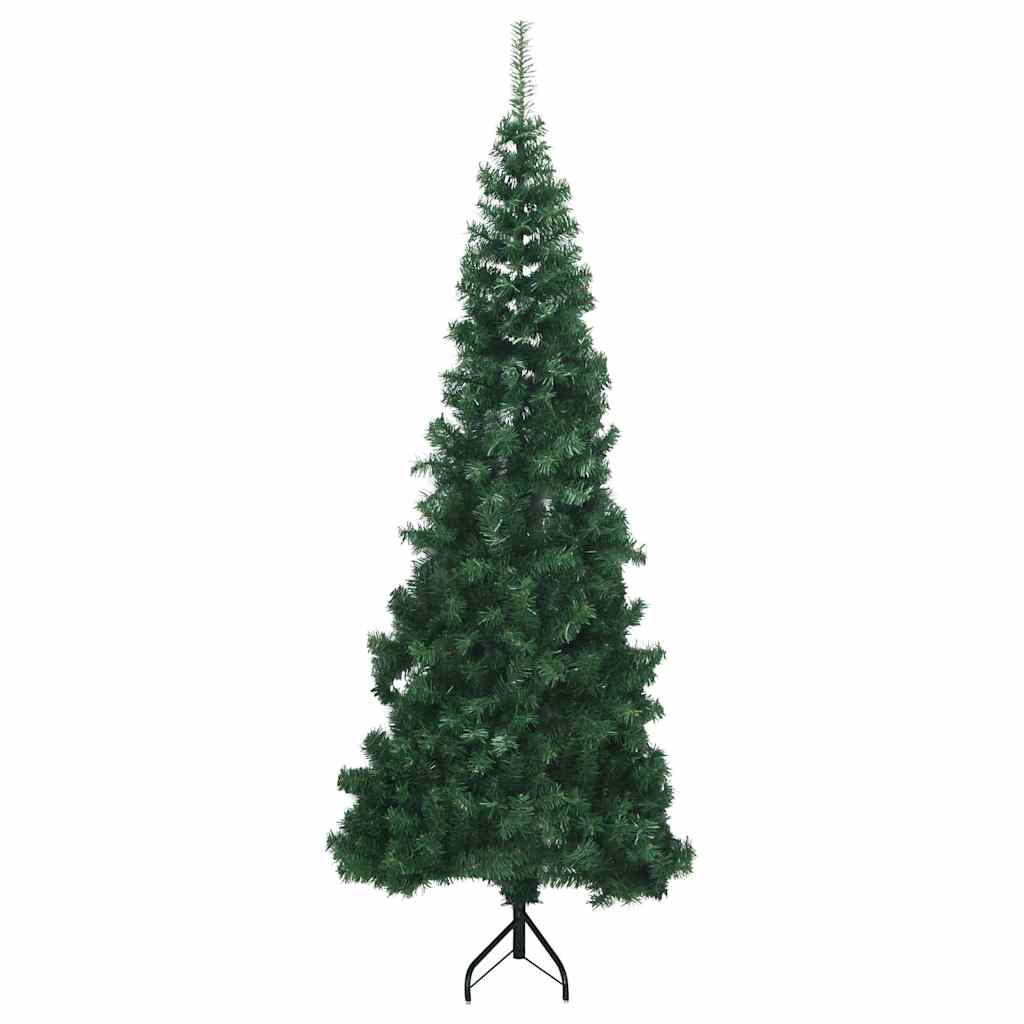 Albero di Natale Artificiale Angolare con 300 LED Verde 180 cm | homemem39