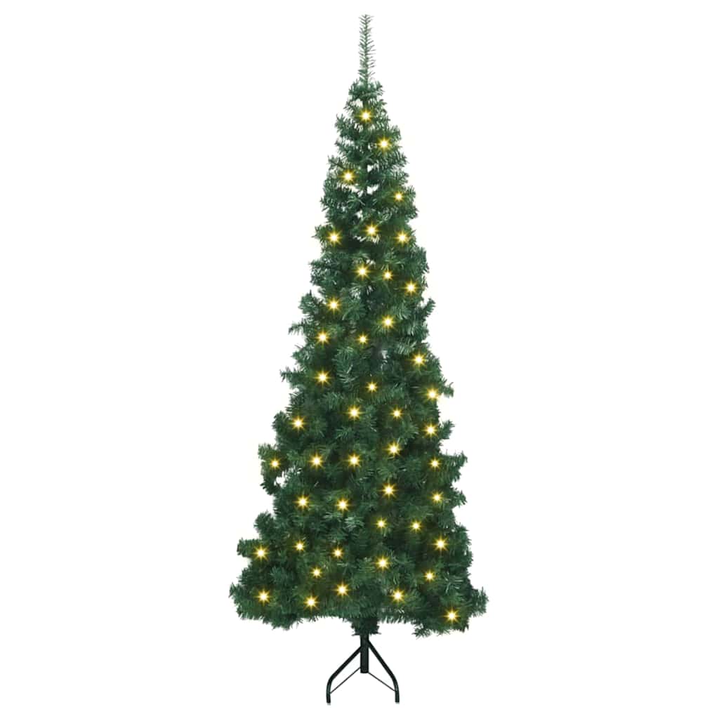 Albero di Natale Artificiale Angolare Verde 240 cm