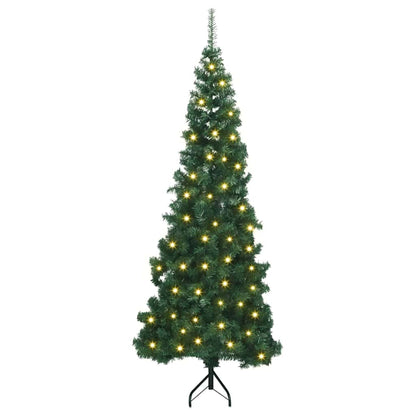 Albero di Natale Artificiale Angolare Verde 240 cm