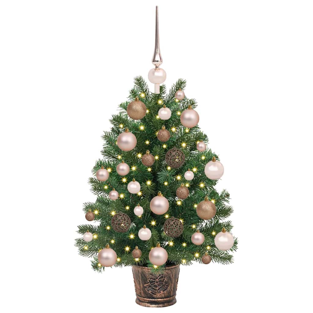 Albero di Natale artificiale con 150 LED Verde 75 cm PE e PVC | homemem39