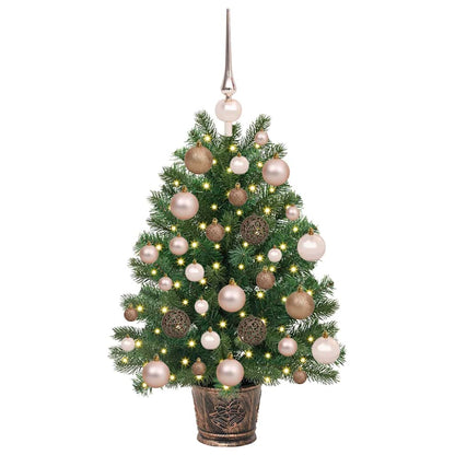 Albero di Natale artificiale con 150 LED Verde 75 cm PE e PVC | homemem39