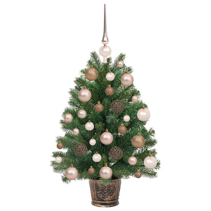 Albero di Natale artificiale con 150 LED Verde 75 cm PE e PVC | homemem39
