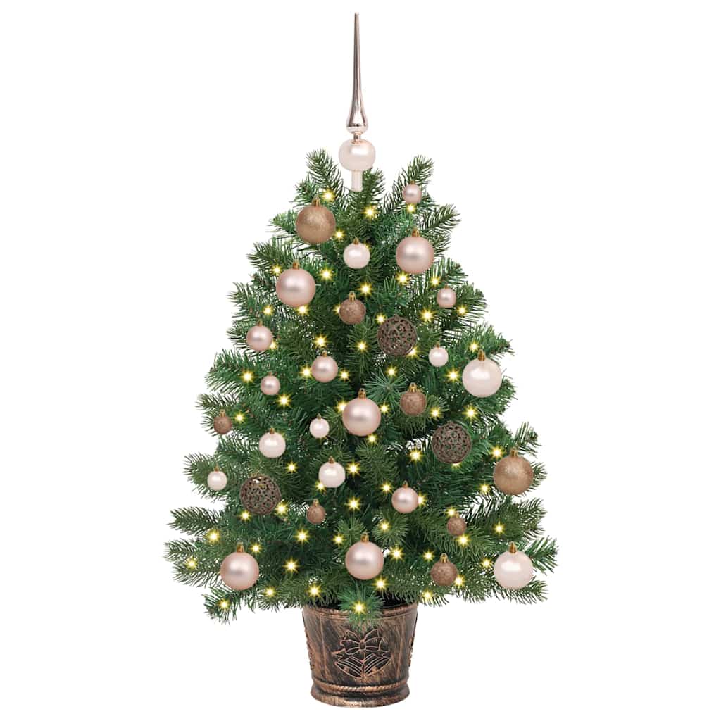 Albero di Natale artificiale con 150 LED Verde 95 cm PE e PVC | homemem39