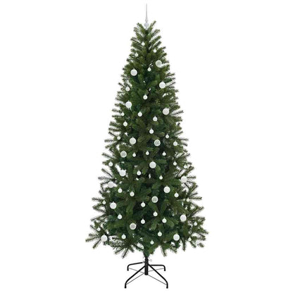 Albero di Natale artificiale con 300 LED Verde 240 cm PE e PVC