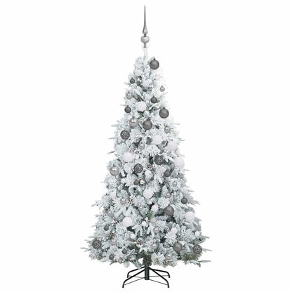 Albero di Natale Artificiale con Rami Pieghevoli Bianco 180 cm | homemem39