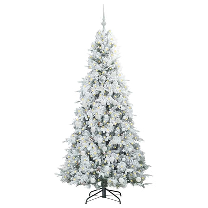 Albero di Natale Artificiale con Rami Pieghevoli Bianco 180 cm | homemem39