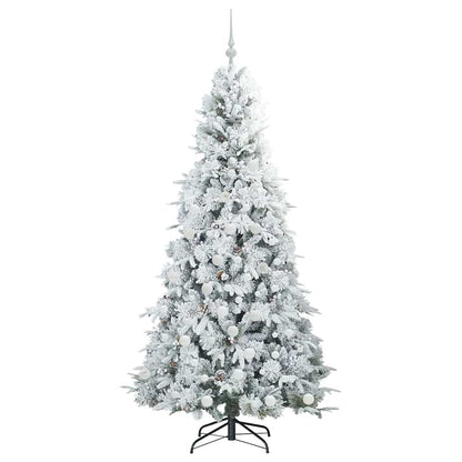 Albero di Natale Artificiale con Rami Pieghevoli Bianco 180 cm | homemem39