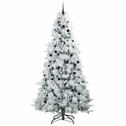 Albero di Natale Artificiale con Rami Pieghevoli Bianco 240 cm