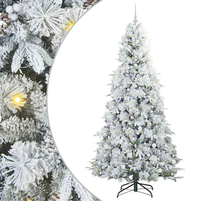 Albero di Natale Artificiale con Rami Pieghevoli Bianco 240 cm | homemem39