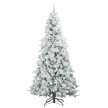 Albero di Natale Artificiale con Rami Pieghevoli Bianco 240 cm | homemem39