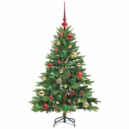 Albero di Natale artificiale con 150 LED Verde 120 cm PE e PVC | homemem39
