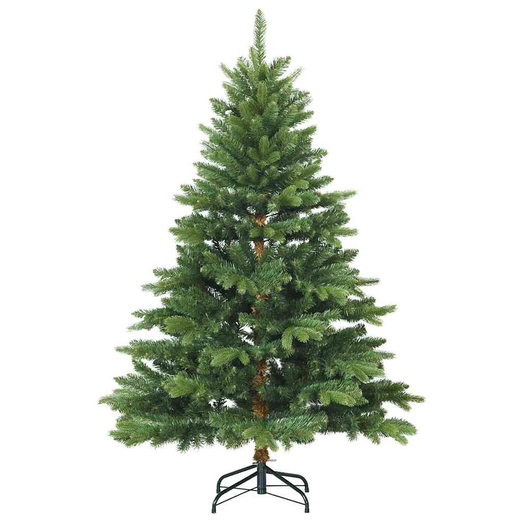 Albero di Natale artificiale con 150 LED Verde 150 cm PE e PVC