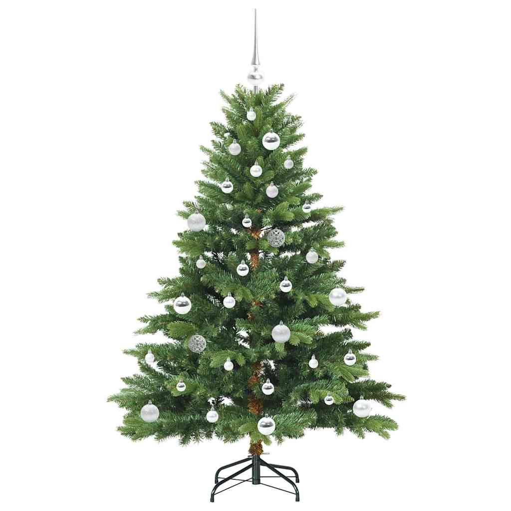 Albero di Natale artificiale con 150 LED Verde 150 cm PE e PVC | homemem39