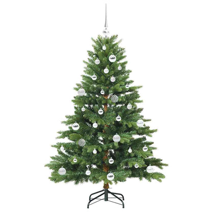 Albero di Natale artificiale con 150 LED Verde 150 cm PE e PVC | homemem39