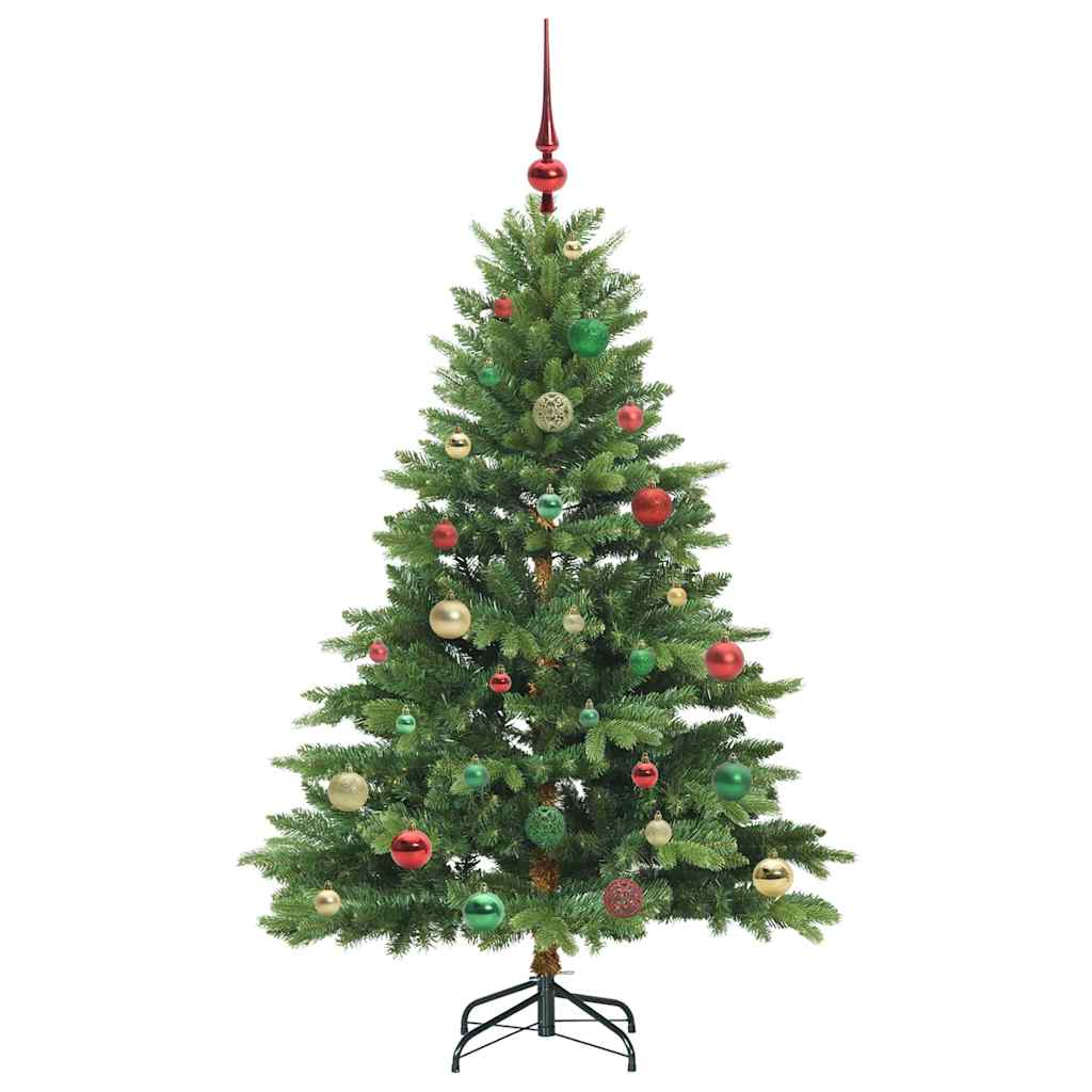 Albero di Natale artificiale con 150 LED Verde 150 cm PE e PVC | homemem39
