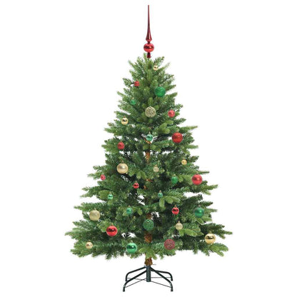 Albero di Natale artificiale con 150 LED Verde 150 cm PE e PVC | homemem39