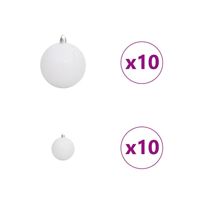 Albero di Natale artificiale con 300 LED Verde 180 cm PE e PVC | homemem39