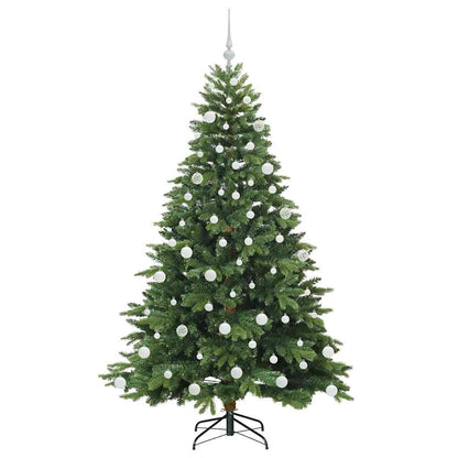Albero di Natale artificiale con 300 LED Verde 180 cm PE e PVC | homemem39