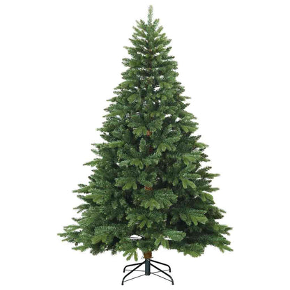 Albero di Natale artificiale con 300 LED Verde 180 cm PE e PVC