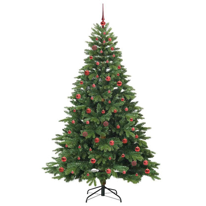 Albero di Natale artificiale con 300 LED Verde 210 cm PE e PVC | homemem39