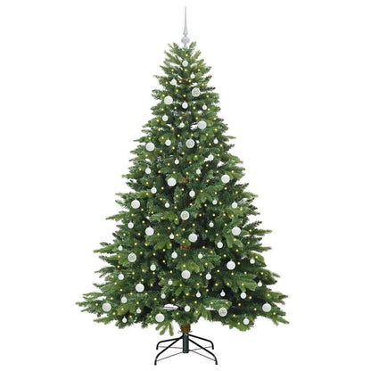 Albero di Natale artificiale con 300 LED Verde 210 cm PE e PVC | homemem39