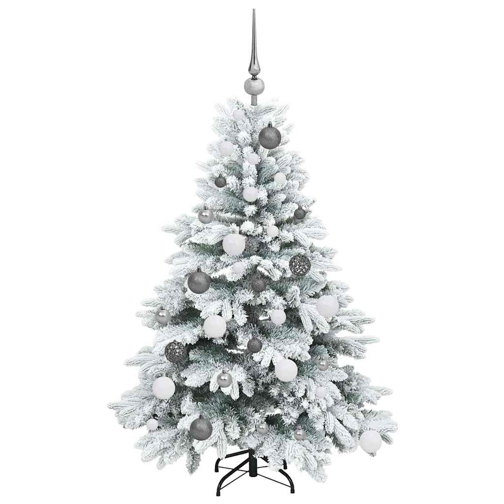Albero di Natale artificiale con 150 LED Bianco 120 cm PE e PVC | homemem39