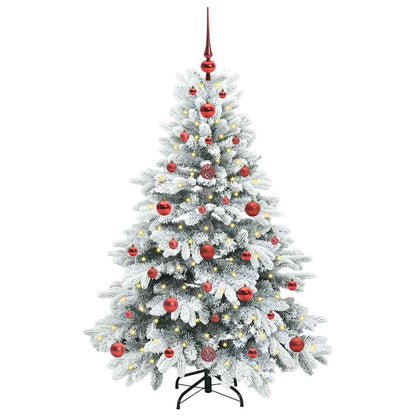 Albero di Natale artificiale con 150 LED Bianco 120 cm PE e PVC | homemem39