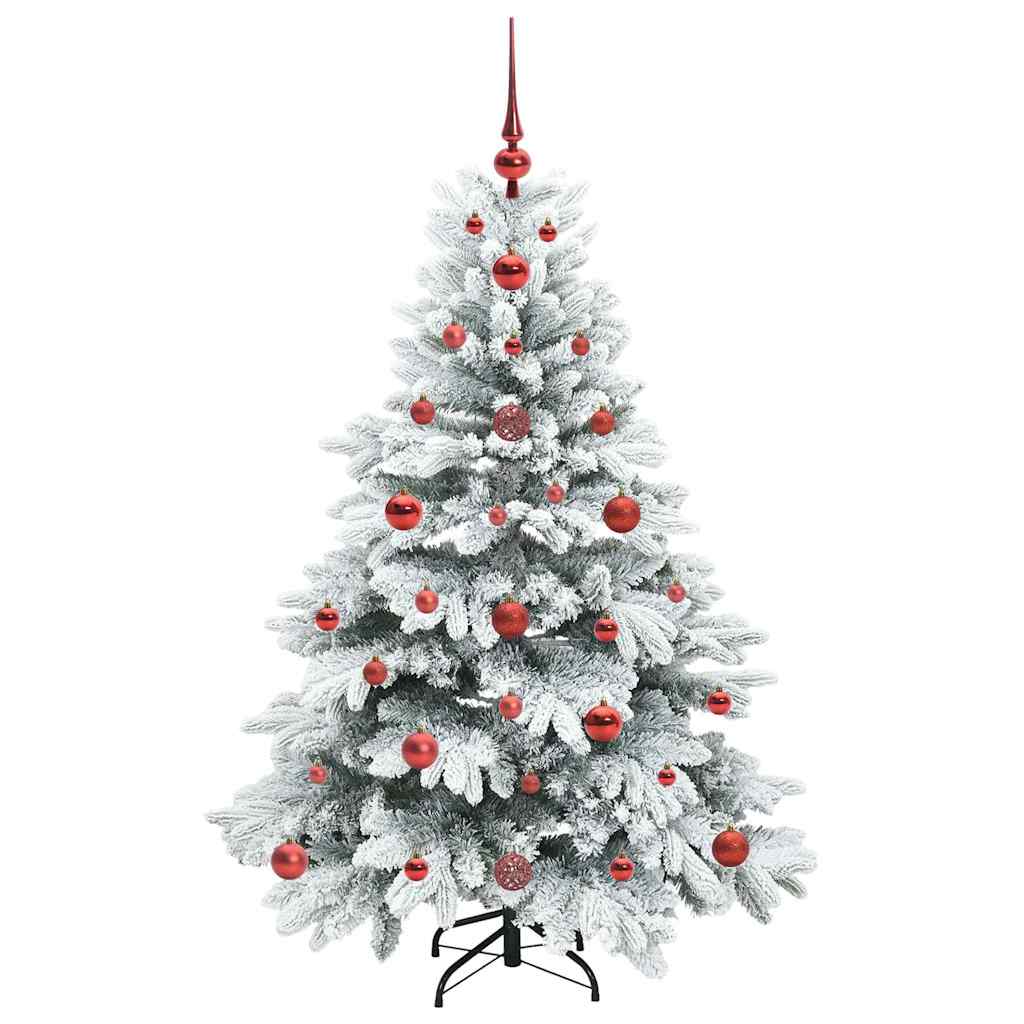 Albero di Natale artificiale con 150 LED Bianco 120 cm PE e PVC | homemem39