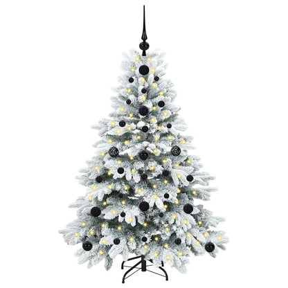 Albero di Natale artificiale con 150 LED Bianco 120 cm PE e PVC