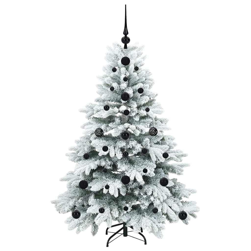Albero di Natale artificiale con 150 LED Bianco 120 cm PE e PVC