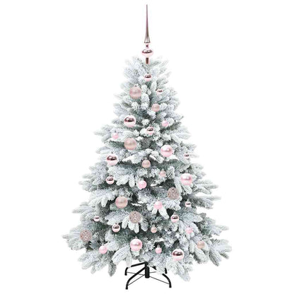 Albero di Natale artificiale con 150 LED Bianco 120 cm PE e PVC