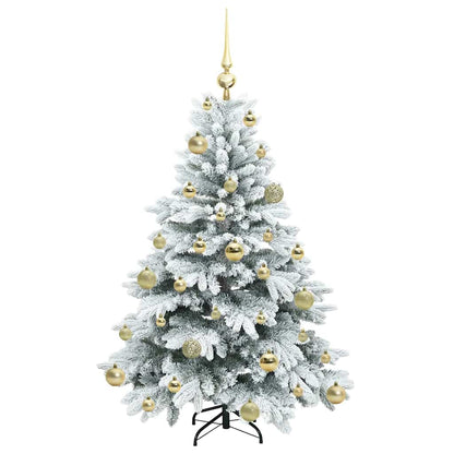 Albero di Natale artificiale con 150 LED Bianco 120 cm PE e PVC | homemem39
