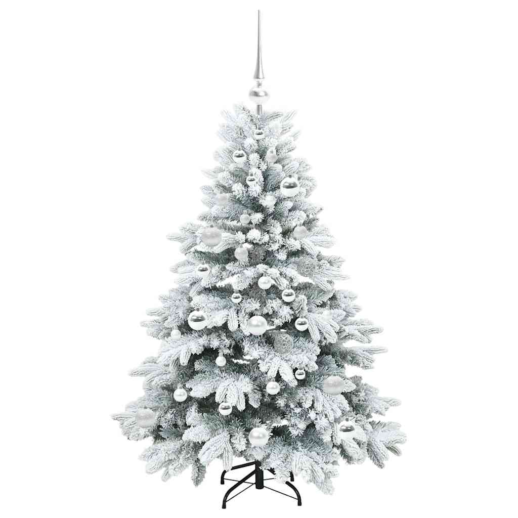 Albero di Natale artificiale con 150 LED Bianco 120 cm PE e PVC | homemem39