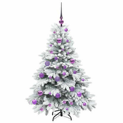 Albero di Natale artificiale con 150 LED Bianco 120 cm PE e PVC