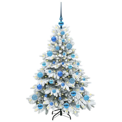 Albero di Natale artificiale con 150 LED Bianco 120 cm PE e PVC | homemem39
