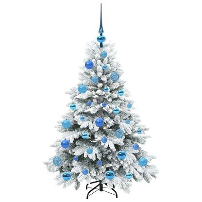 Albero di Natale artificiale con 150 LED Bianco 120 cm PE e PVC | homemem39