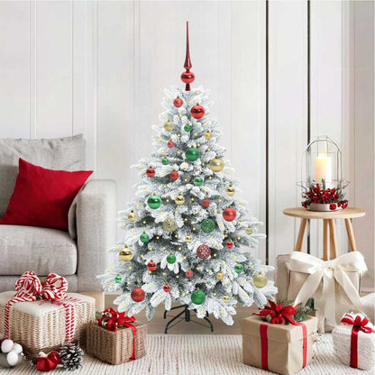 Albero di Natale artificiale con 150 LED Bianco 120 cm PE e PVC | homemem39