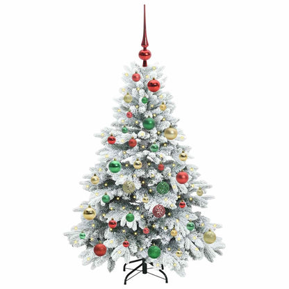 Albero di Natale artificiale con 150 LED Bianco 120 cm PE e PVC | homemem39