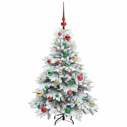 Albero di Natale artificiale con 150 LED Bianco 120 cm PE e PVC | homemem39