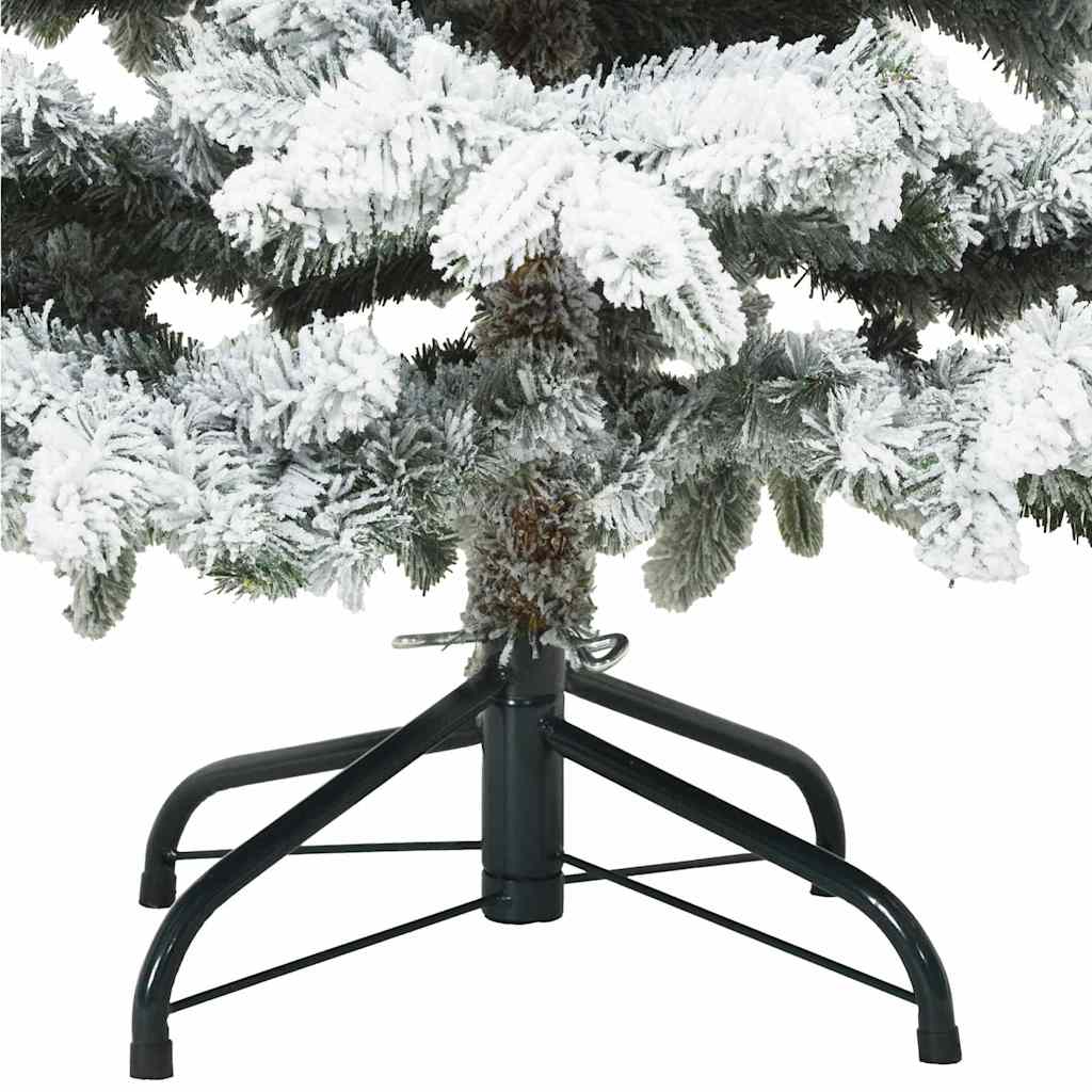 Albero di Natale artificiale con 150 LED Bianco 150 cm PE e PVC