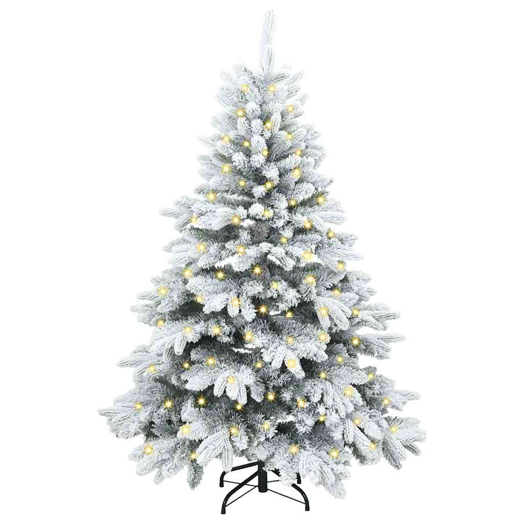 Albero di Natale artificiale con 150 LED Bianco 150 cm PE e PVC