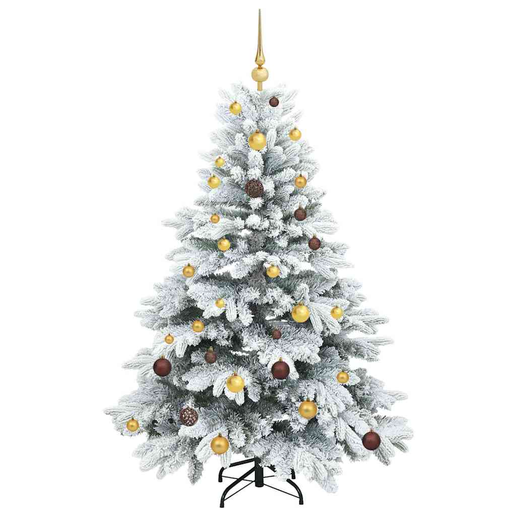 Albero di Natale artificiale con 150 LED Bianco 150 cm PE e PVC | homemem39