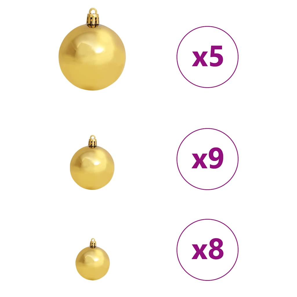 Albero di Natale artificiale con 150 LED Bianco 150 cm PE e PVC | homemem39